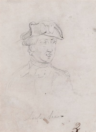 チャールズ・リー少将、提案された研究 作： John Trumbull