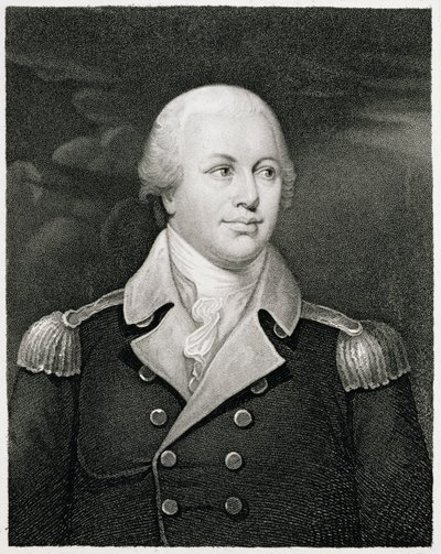 ジョン・B・フォレスト（1814-70）によって刻まれたナサニエル・グリーン少将（1742-86） 作： John Trumbull