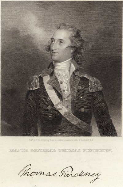 トーマス・ピンクニー少将 作： John Trumbull