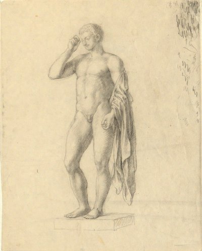 左（?）側を示す裸の男性図（クラシック） 作： John Trumbull