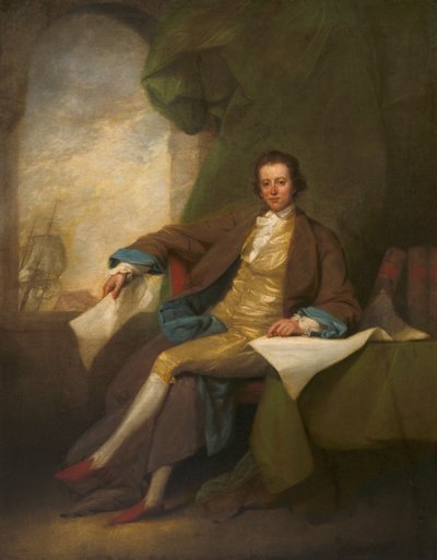 サミュエル・ブロジェット、c。 1784年。 作： John Trumbull