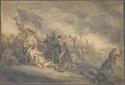 バンカーでのウォーレン将軍の死に関する研究 作： John Trumbull