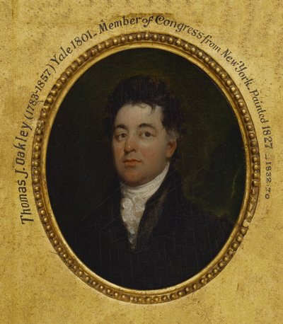 トマス・ジャクソン・オークリー（1783-1857）、B.A. 1801 作： ジョン・トランブル