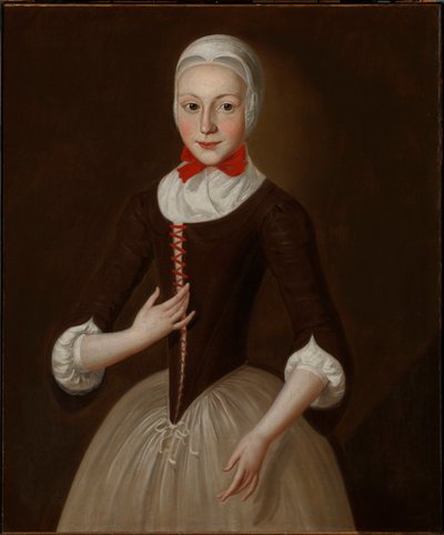 若いモラヴィアの少女、カリフォルニア州。 1755-1760。 作： John Valentine Haidt