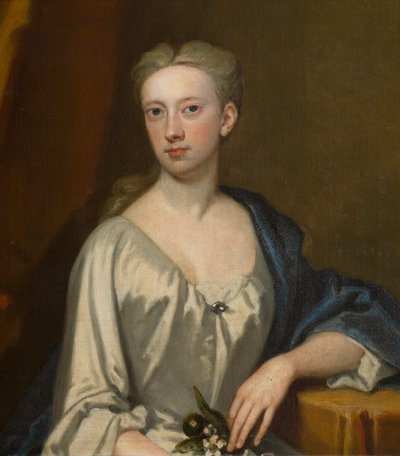レディ・アン・ニューポートの肖像、レディ・ブリッジマン（1690-1752）、c.1714-39（キャンバスに油彩） 作： John Vanderbank