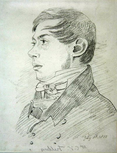 アンソニーヴァンダックコプリーフィールディング（1787-1855）、1810（織り紙にグラファイト） 作： John Varley