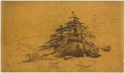 風景の中の木の研究 作： John Varley