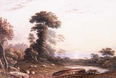 ハーレフ城の夕日 作： John Varley
