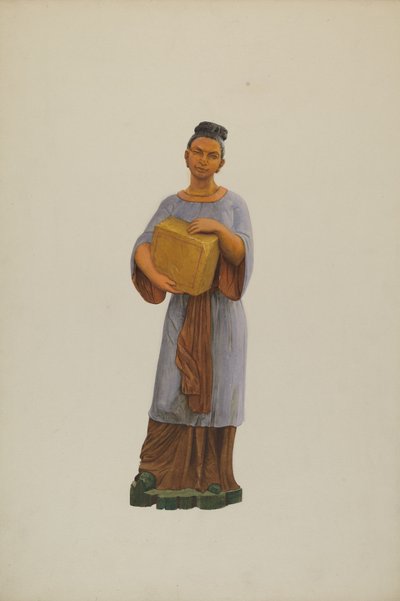 茶店のフィギュア、1938年頃 作： John W Kelleher