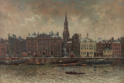 キーサイド、ニューカッスルアポンタイン、1886 作： John Wallace