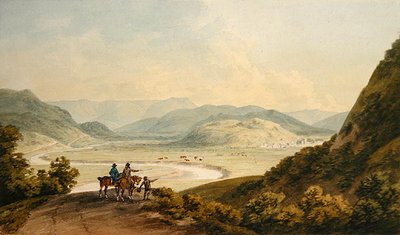 Llangollen（水彩・紙） 作： John Warwick Smith