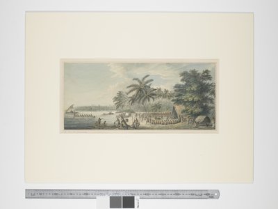F.3 アナムーカの眺め、1773-84年頃（水彩画と版画 作： John Webber