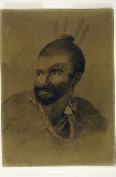 ニュージーランド人の肖像、1777年頃 作： John Webber