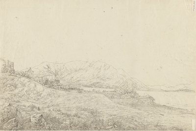 カモンエンスがルシアスを書いたときの邸宅を含むマカオの景色 作： John Webber