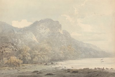 Näkymä Cracatoa (sic), Kiinan merelle 作： John Webber