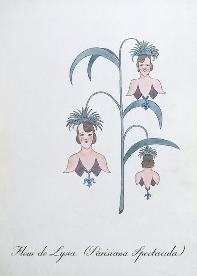 Fleur de Lysia (Parisiana Spectacula.)、John Weir 作「The Bogus Book of Botany」の挿絵 作： John Weir
