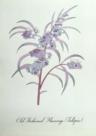昔ながらの Flivverage (Fallopia.)、John Weir 作の「The Bogus Book of Botany」の挿絵 作： John Weir