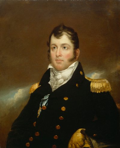 オリバーハザードペリー提督、1814年頃 作： John Wesley Jarvis