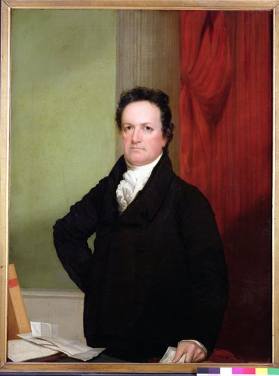 デウィットクリントン（1769-1828）1816年頃 作： John Wesley Jarvis