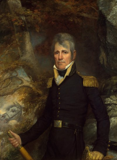 アンドリュー・ジャクソン将軍、1819年頃 作： John Wesley Jarvis