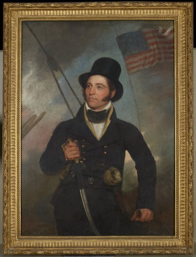 サミュエル・チェスター・リード大尉の肖像画 作： John Wesley Jarvis