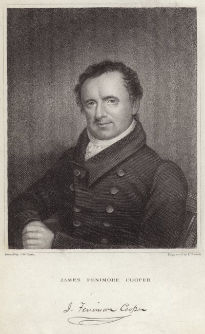 ジェームズ・フェニモア・クーパーの肖像 作： John Wesley Jarvis