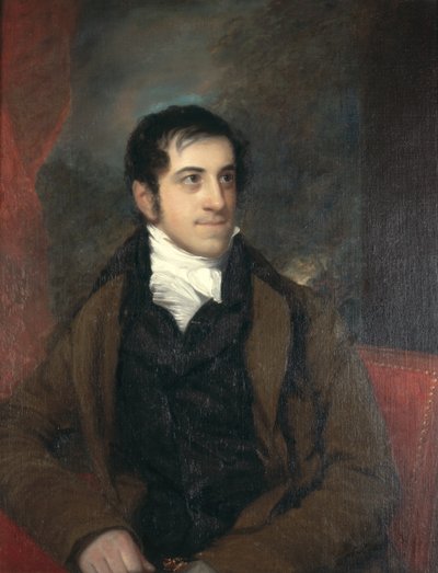 ルイス・コルフォード・ジョーンズの肖像 作： John Wesley Jarvis