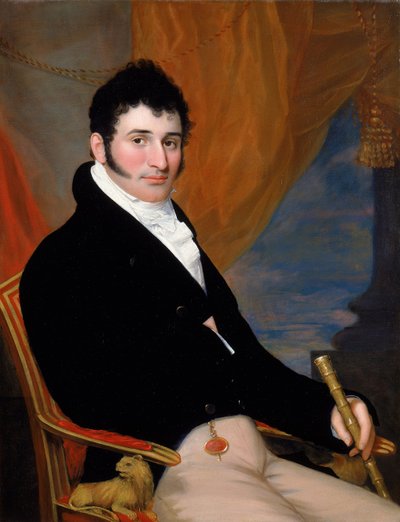 ソロモンアイザックスの肖像、1813年 作： John Wesley Jarvis
