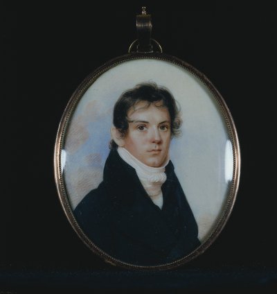 男の肖像c。 1810年。 作： John Wesley Jarvis