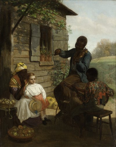 古いケンタッキーの家、1863 作： John Whetten Ehninger