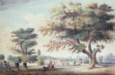 曲がりくねった北部の古いチーズケーキハウス、1786年 作： John White