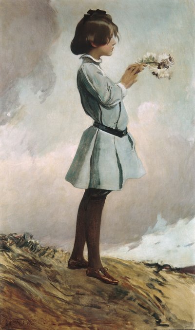 ジェラルディン・ラッセル、1902年か1903年。 作： John White Alexander