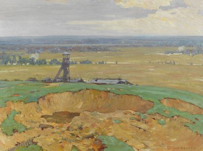 ヴィミー・リッジのリービン、1914-19 作： John William Beatty