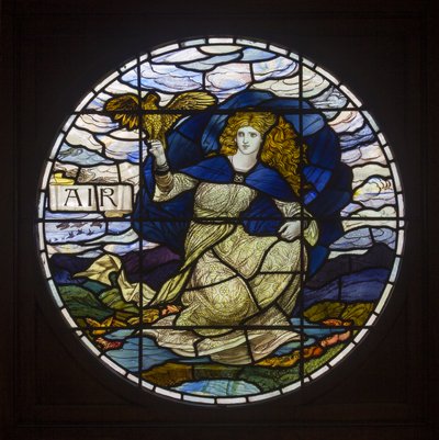 Biddulph Grange、James Powell＆Sons、John William Brown（1842-1928）、Air、1903、アールヌーボー 作： John William Brown