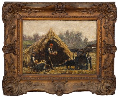 チョッピングビート、1880年頃 作： John William Buxton Knight