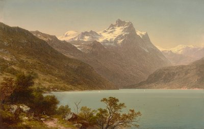 アルプスの湖 1860年 （油彩・キャンバス） 作： John William Casilear