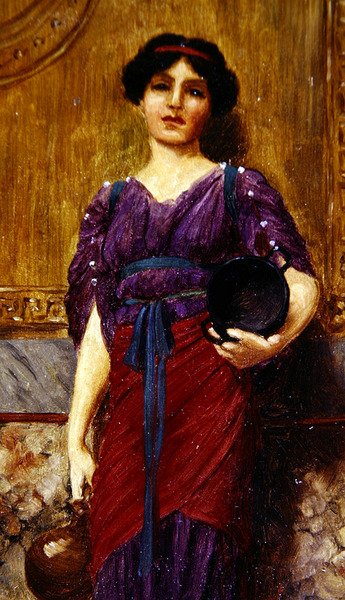 女性像 作： John William Godward
