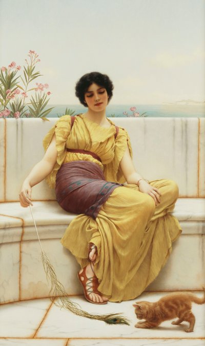 次のアーティストによるアート作品： John William Godward