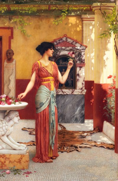 ブーケ、1899年 作： John William Godward
