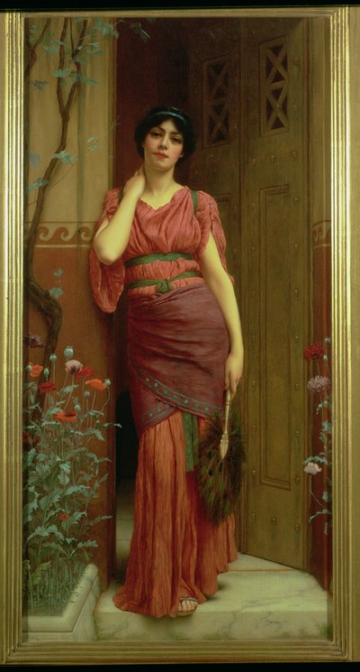 庭の扉 作： John William Godward