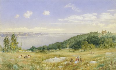 パリセーズ、ca。 1870。 作： John William Hill