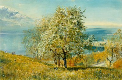 高山湖 作： John William Inchbold