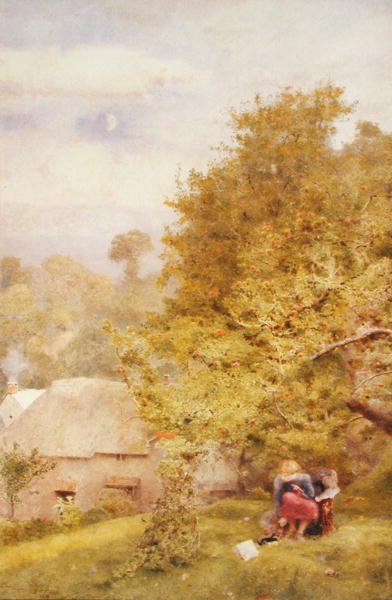 1914年、イギリスにて（水彩・紙） 作： John William North