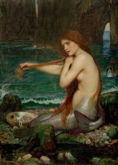 人魚 作： John William Waterhouse