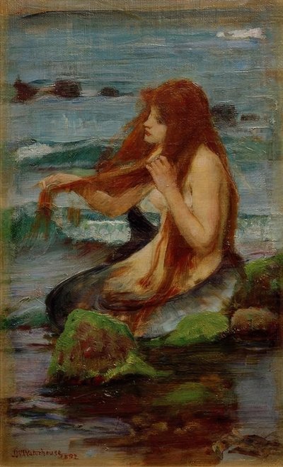 人魚 作： John William Waterhouse