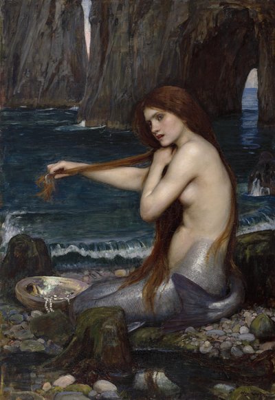 人魚、1900 作： John William Waterhouse
