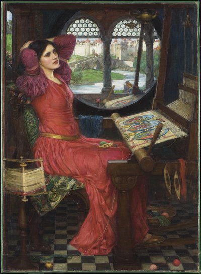 私は影の半分の病気です、1915年のシャロットの女性は言いました 作： John William Waterhouse