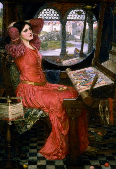 私は影に半ばうんざりしている」1911年頃 作： John William Waterhouse