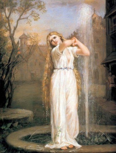 ジョンウィリアムウォーターハウス–ウンディーネ 作： John William Waterhouse