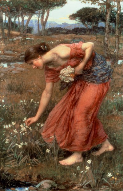 水仙 作： John William Waterhouse